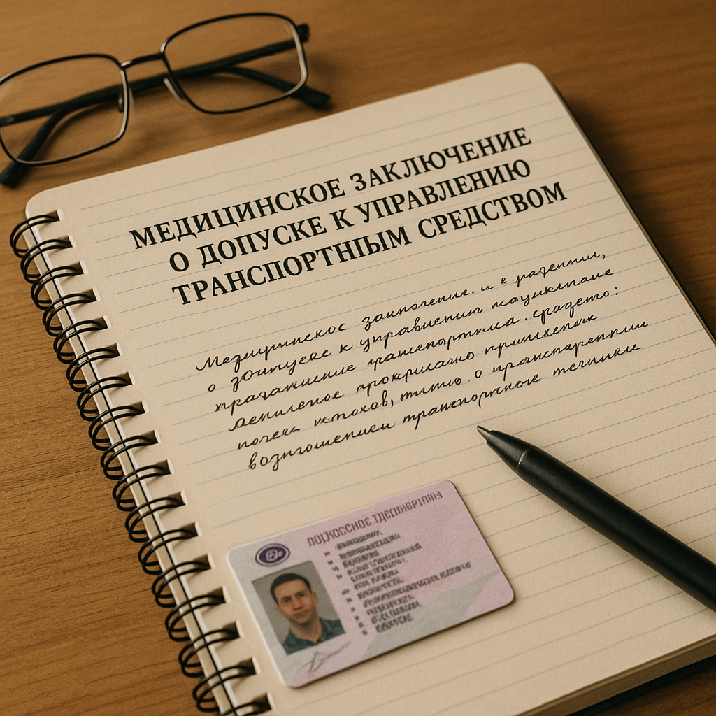 Медицинские противопоказания к управлению транспортом